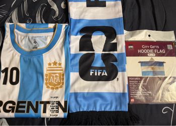 Argentina Fifa Jersey bundle X-large