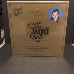 Tony Randall’s Word Quest Board Game