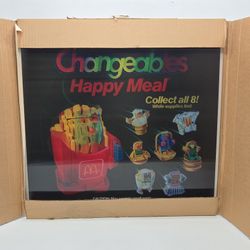 Vintage 1989 Holographic Store Display for McDonald's
