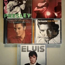 5-Elvis Presley CD's