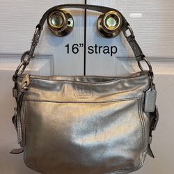 Authentic Leather COACH, ZOE HOBO Shoulder bag