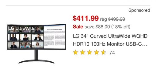 Lg curve monitor