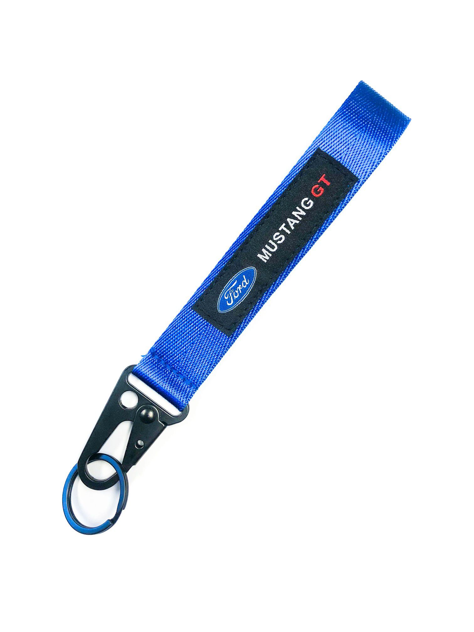 BRAND NEW FORD MUSTANG GT WRIST BLUE KEYCHAIN