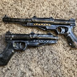 Mandolorian Cosplay toy nerf guns(x2) (painted)