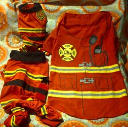 FIREMAN DOG COSTUMES