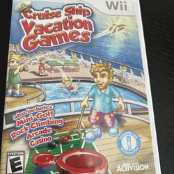 Nintendo Wii Cruise Ship: Vacation Games