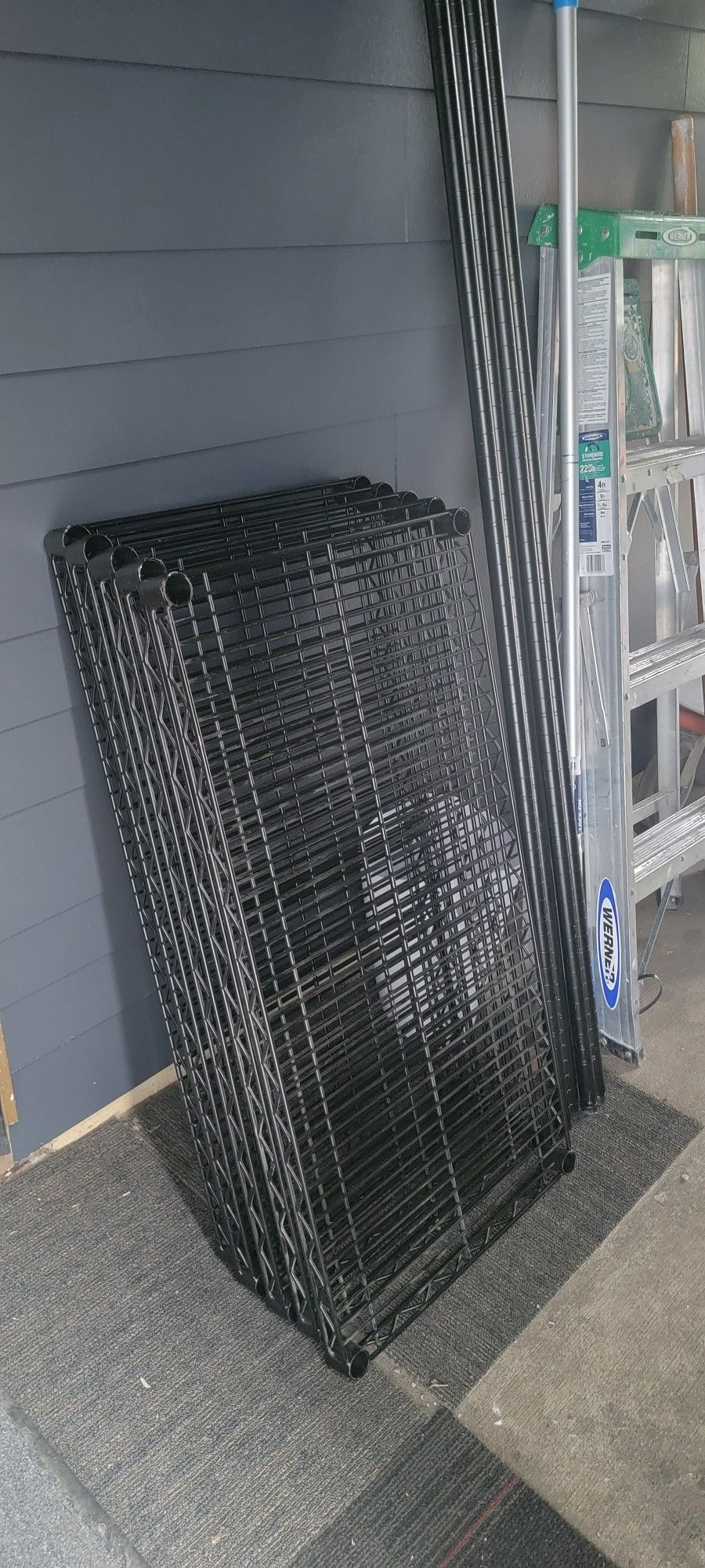 Metal Shelf With 5 Shelves