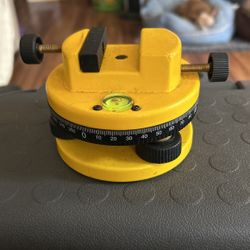 This is a leveling head for a tripod, used with a laser level.