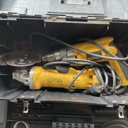Dewalt Corded Drill & Grinder 