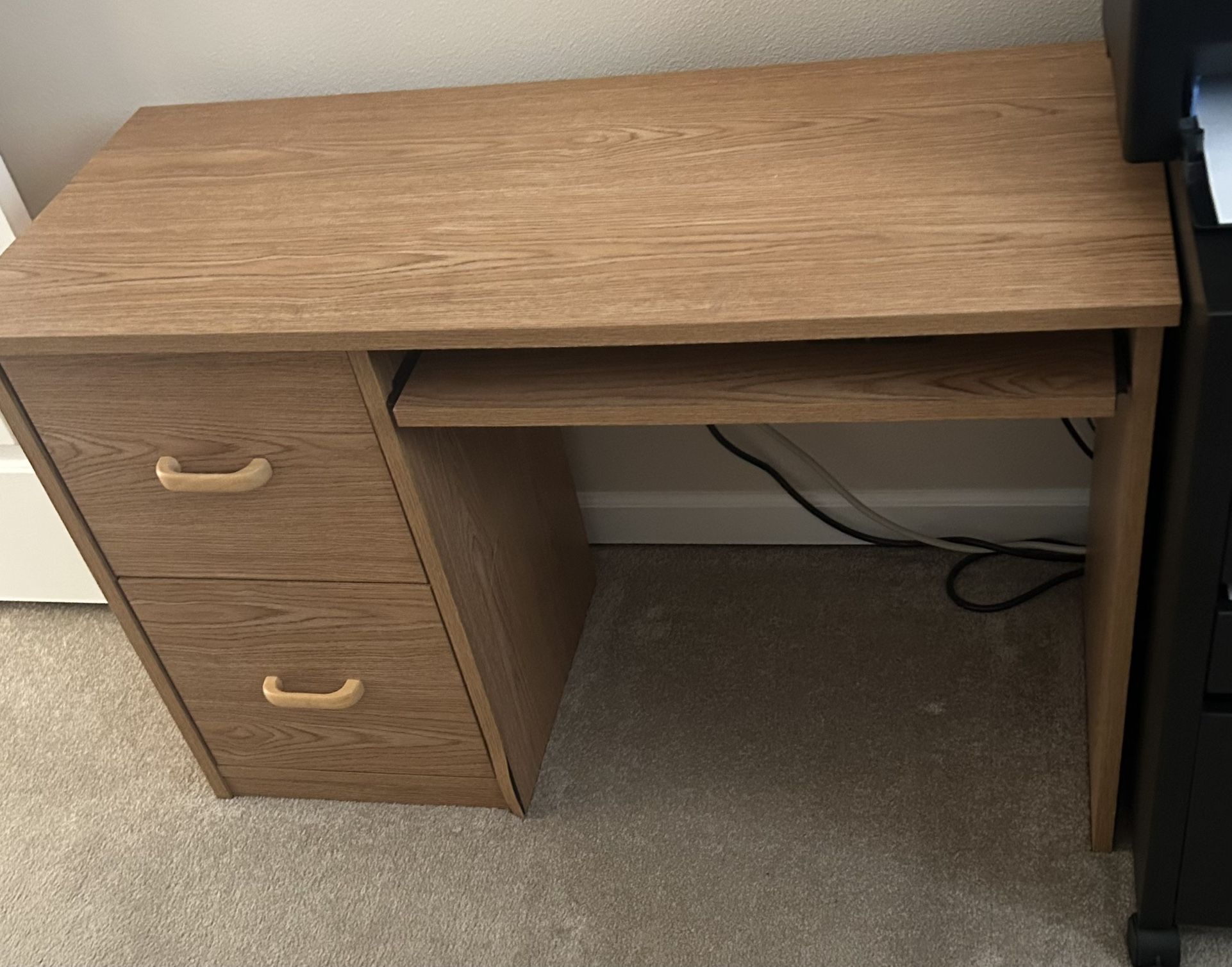 Small Desk W/Pull Out ( See Description)