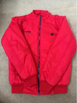 Red U.S. Polo Assn. bomber jacket size: small