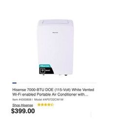 Great Hisense Portable (AC) Air Conditioner!