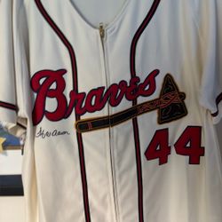 Henry Aaron Cooperstown Jersey