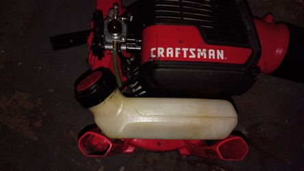 Craftsman Gas Backpack Leaf Blower don't know if it works cleaning out storage