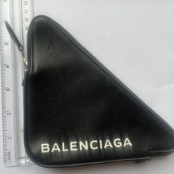 Balenciaga triangle clutch wallet bag