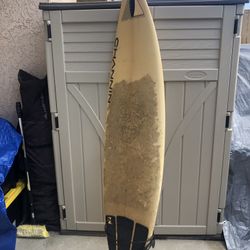 Vintage Channin Surfboard 6’4”