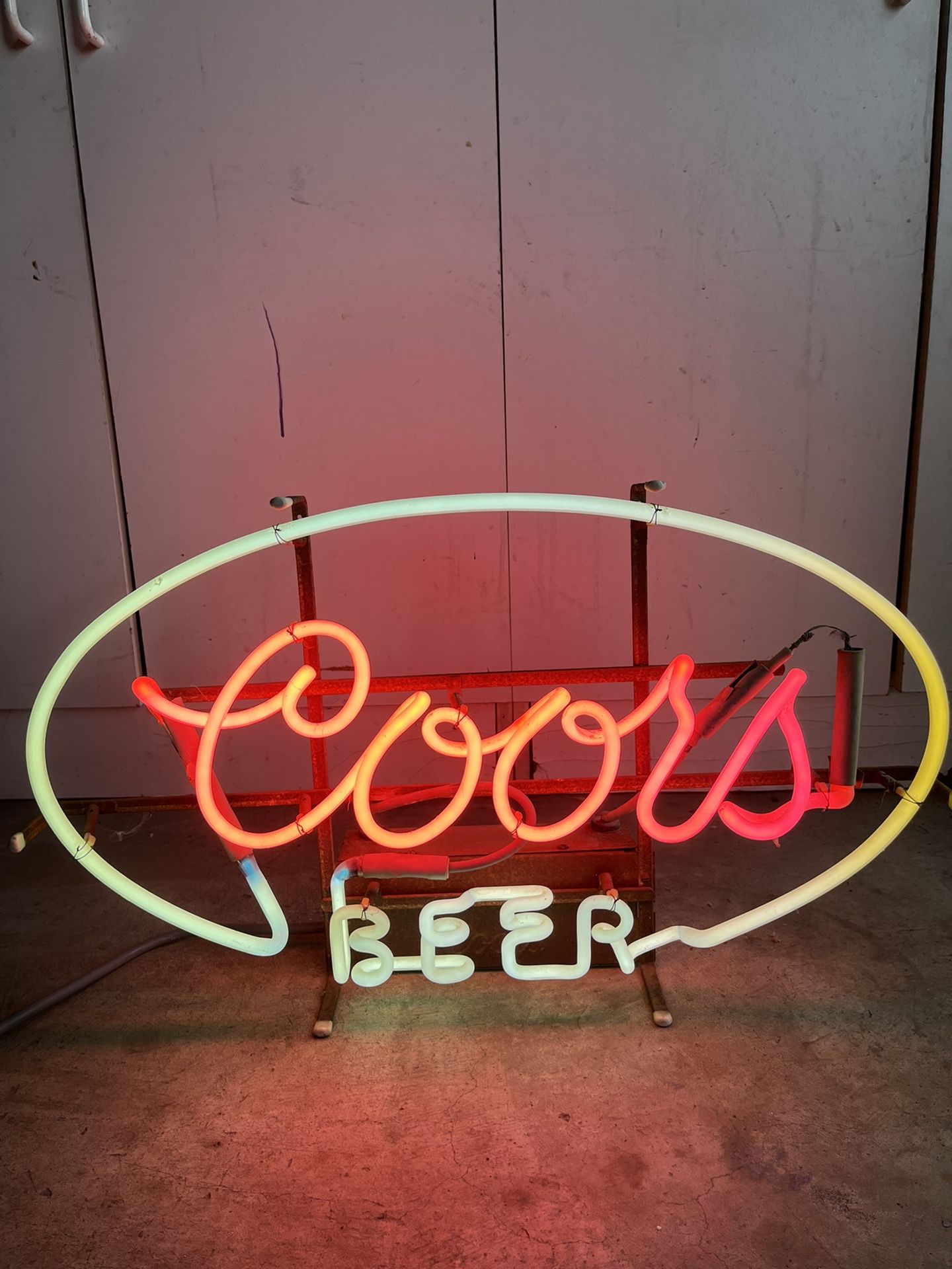 Vintage Coors Beer Neon Sign