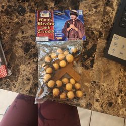 Monk Beads With Cross