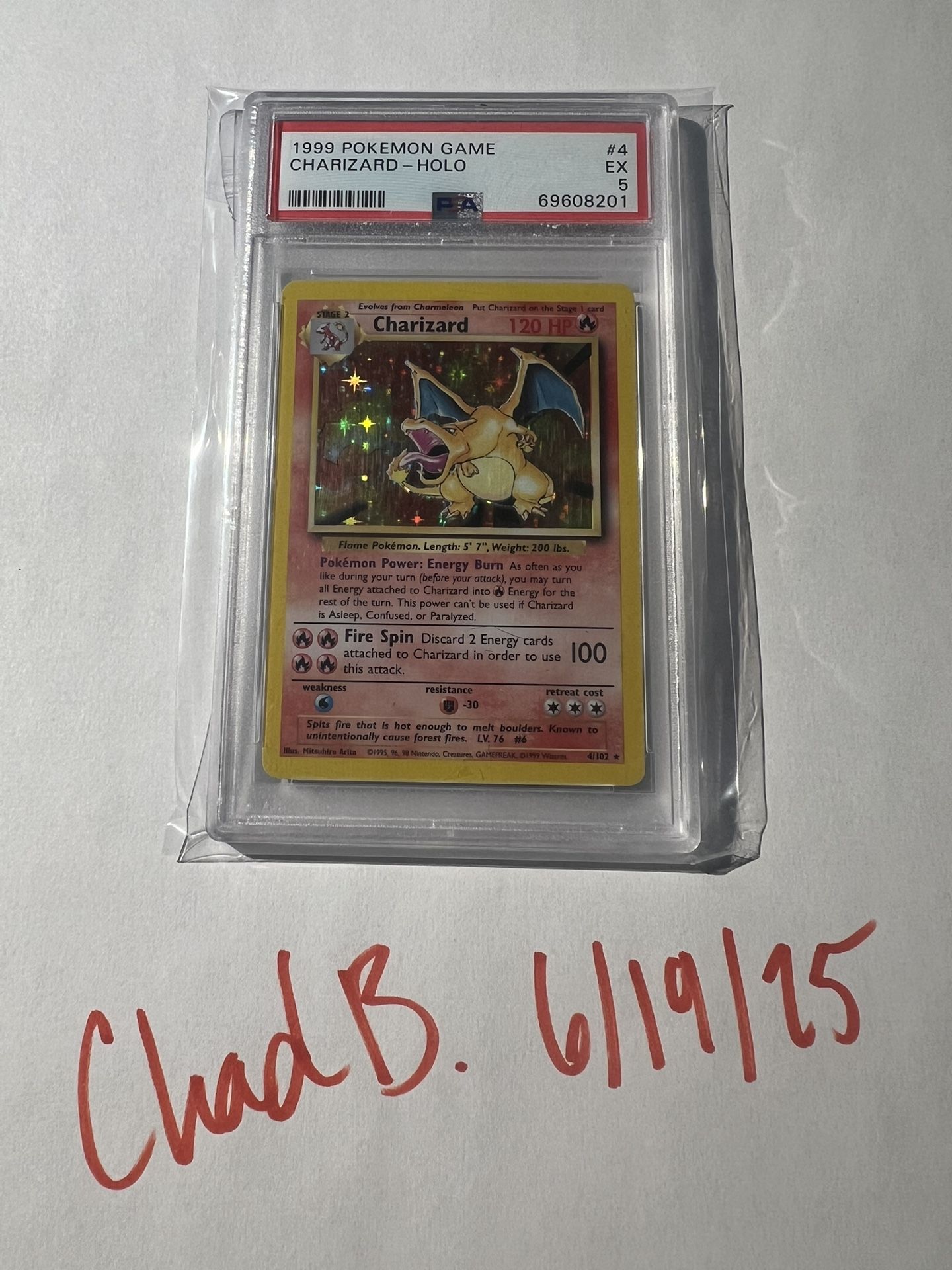 Pokemon Charizard PSA 5