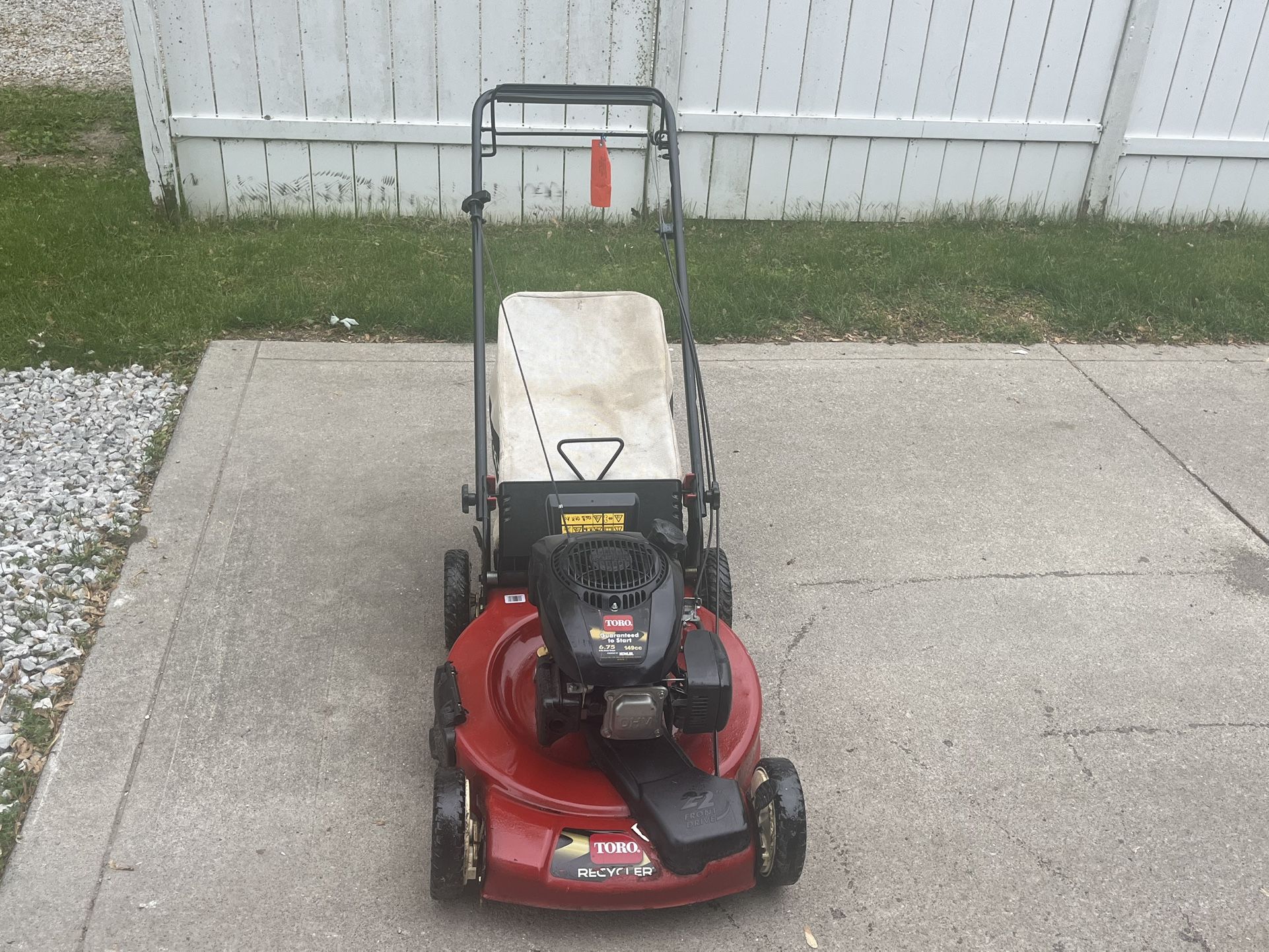 Toro Self Propel Recycler Lawn Mower