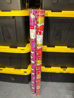 Hello Kitty & Grinch Christmas Wrapping Paper