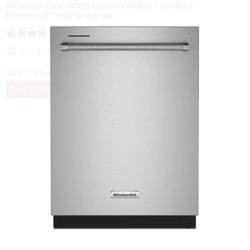 KitchenAid 24” Dishwasher – Model KDTM404KPS/3 (New)