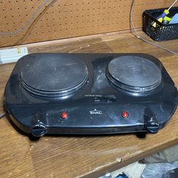 🔥 Rival Double Burner Hot Plate – Model BD250 | Works Great 💯