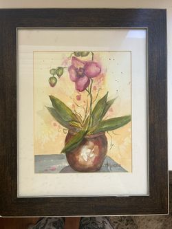Orchid Picture Frame