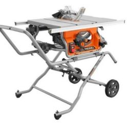 New Ridgid 10 in. Pro Jobsite Table Saw with Stand R4514  (Retail Price:$549+Tax)