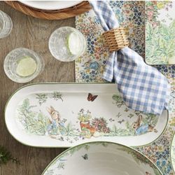 Brand New Pottery Barn Peter Rabbit Serving Tray