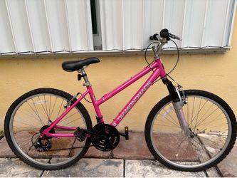 Pink Diamondback Mountain Bike