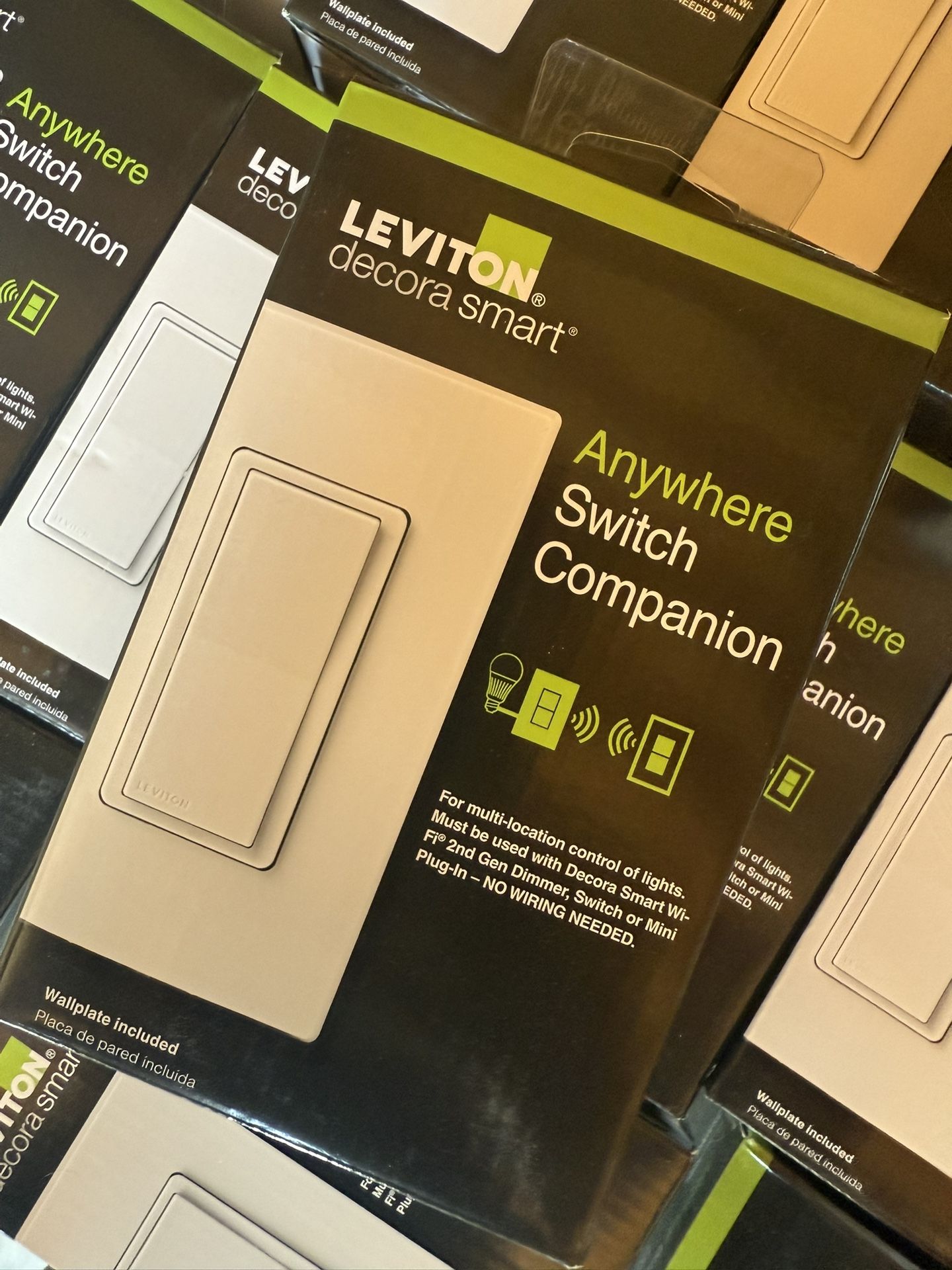 Decora Smart Anywhere Switch Companion, Add Wire-Free 3-Way On/Off Control to Decora Smart Wi-Fi 2nd Gen, White