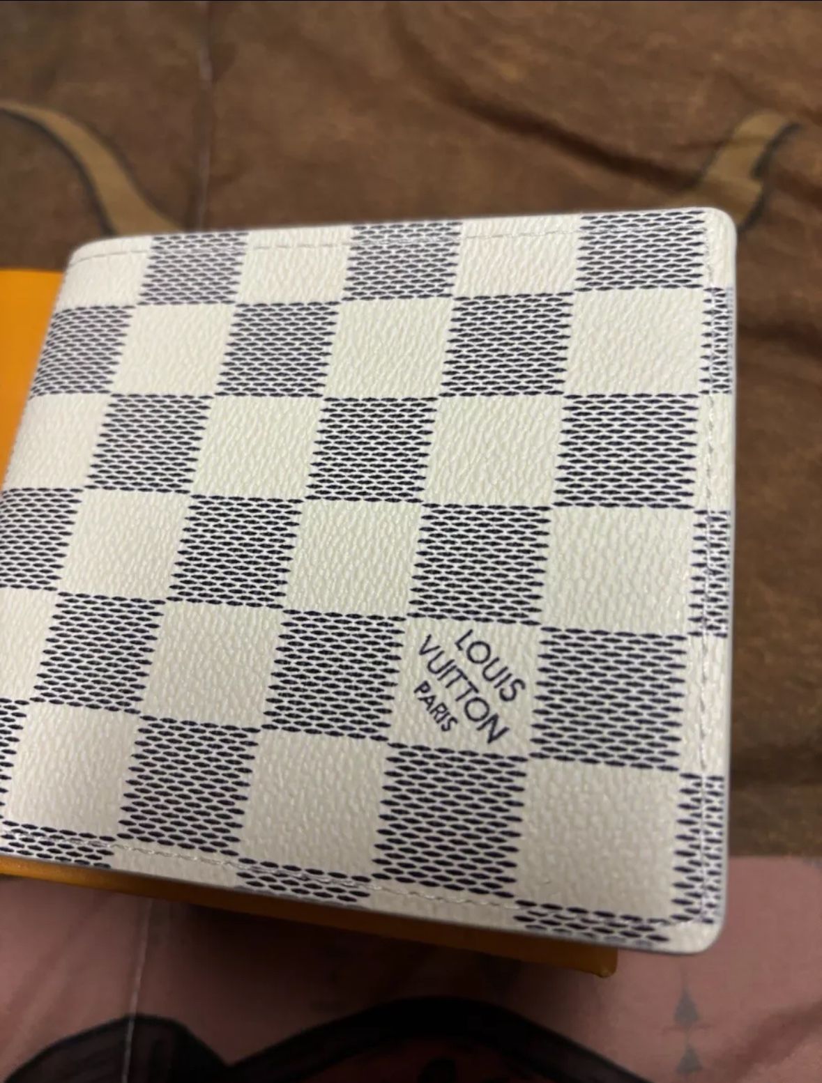 Louis Vuitton Checkered White and Black Men’s Wallet