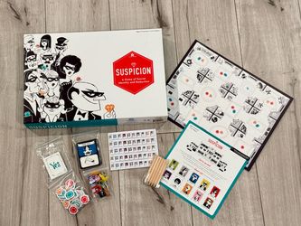 Board games-suspicion, oh snap!, monopoly
