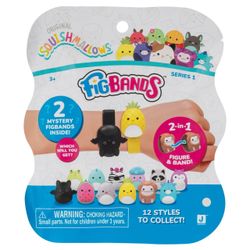 Original Squishmallows FigBands - 2 Mystery FigBands - 2-in-1 Figure and Band