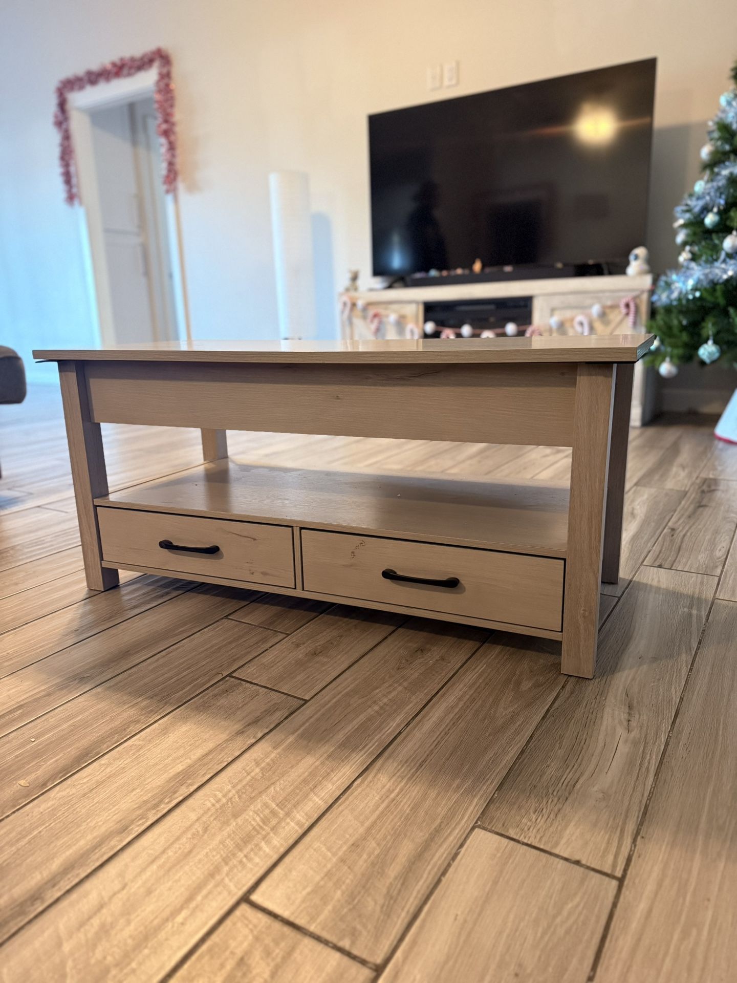 Grey Lift Top Coffee Table