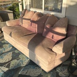 Vintage Faded Purple Couch