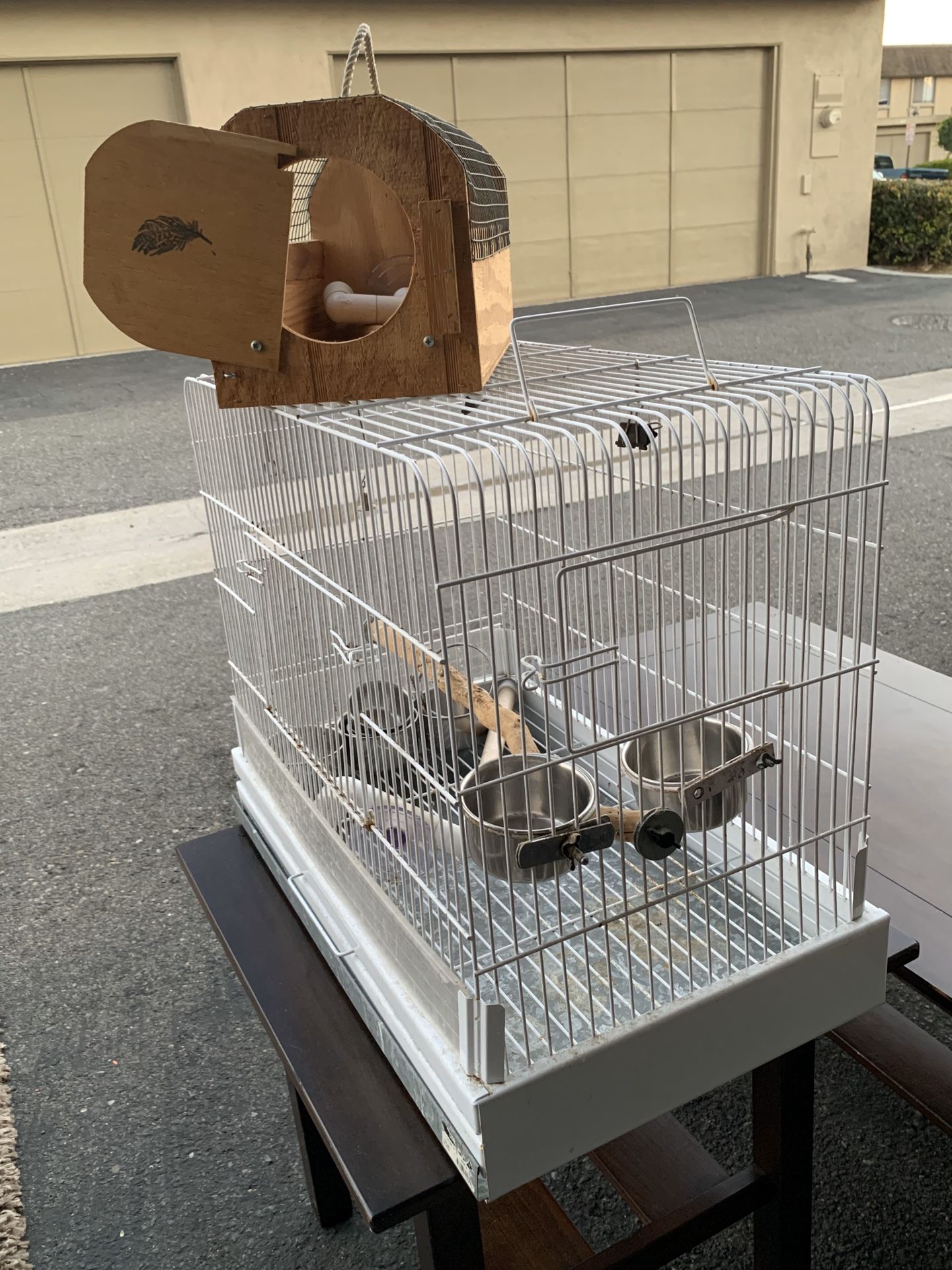 Bird Cage or for Parrot and Carrier cage nest