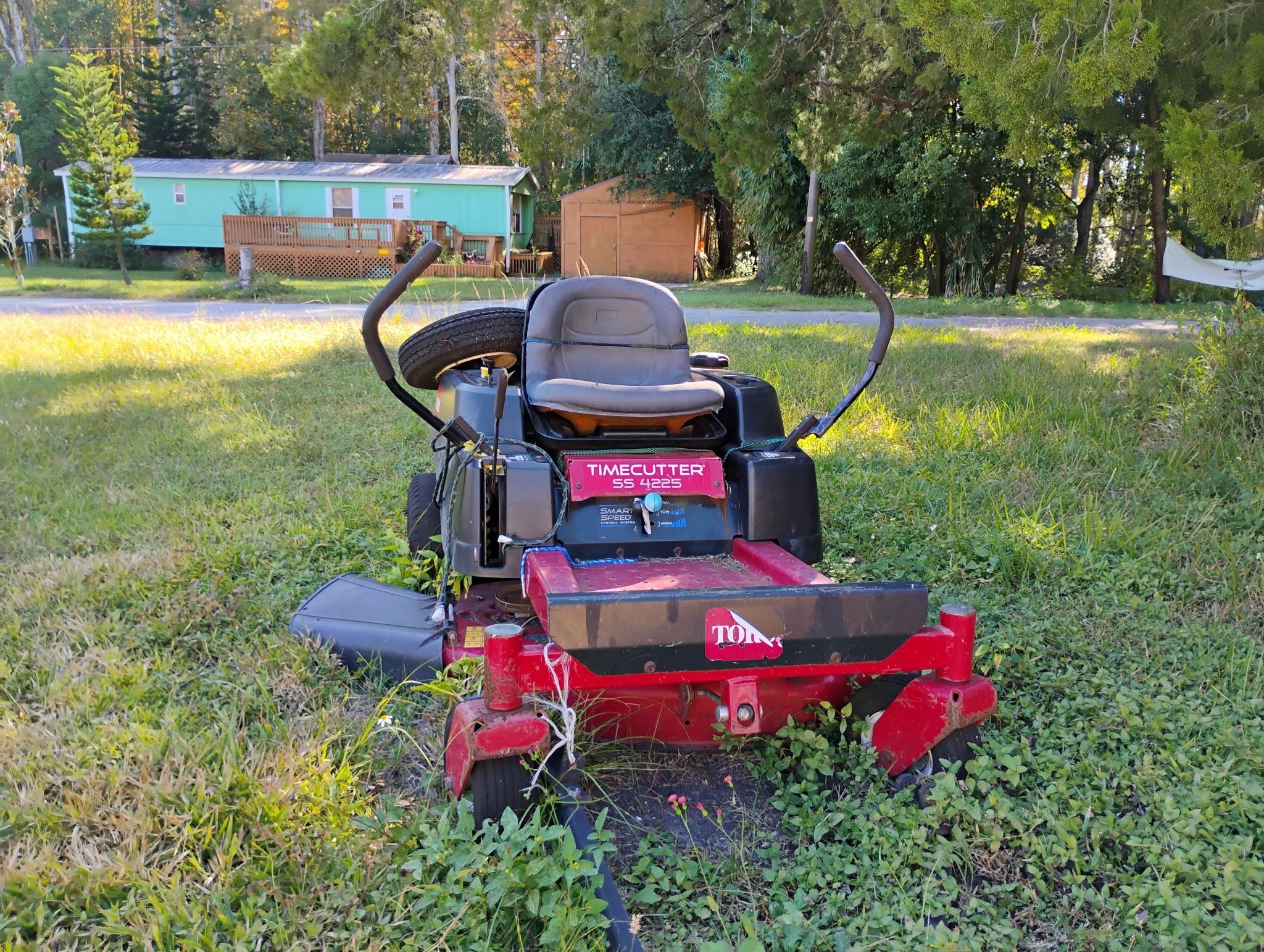 Riding Lawn Mower And Trailer