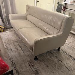 Genuine Leather Couch Good Condition 