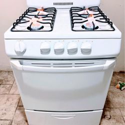 GENERAL ELECTRIC 24” GAS STOVE