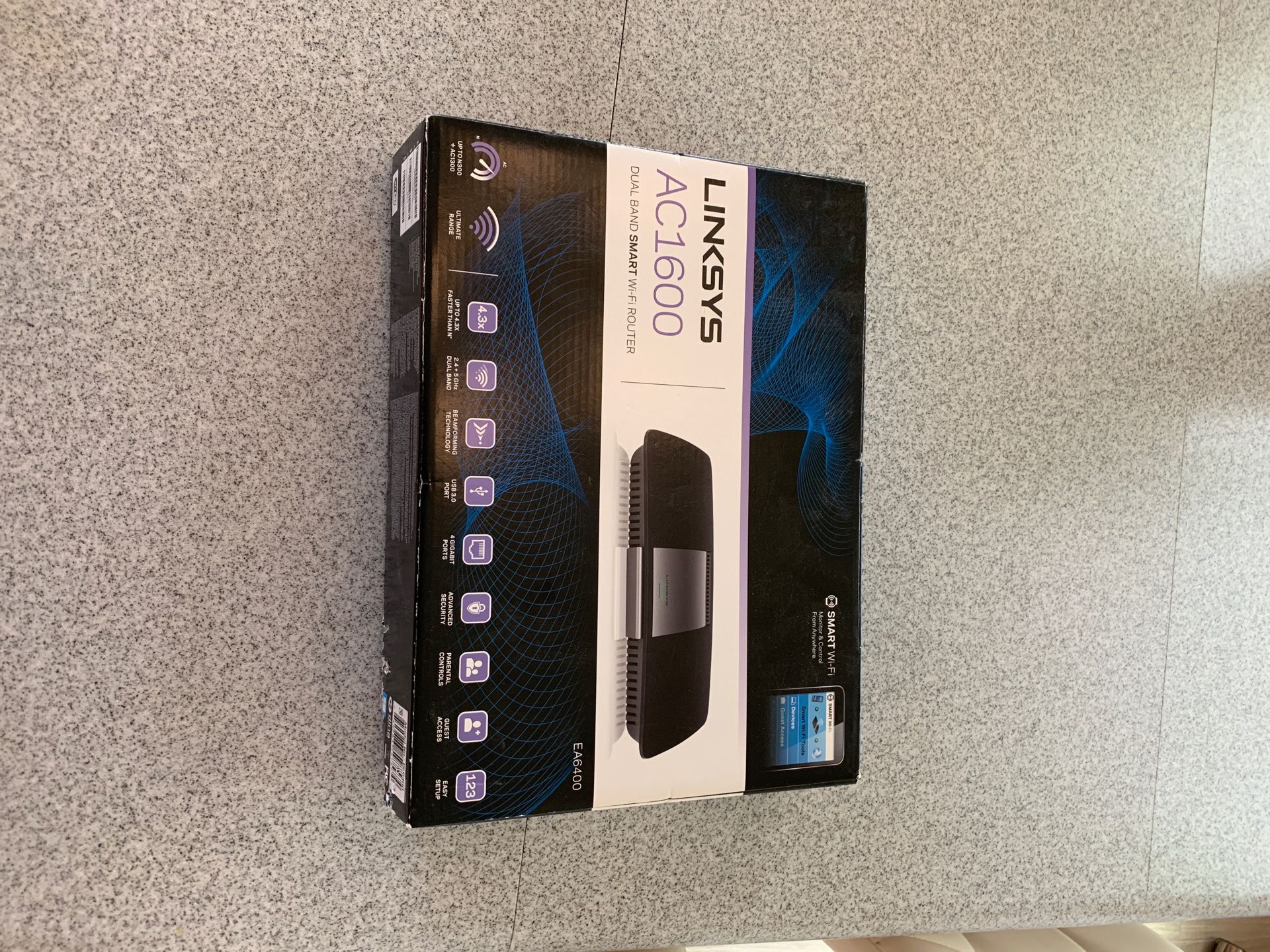 Linksys AC1600 Dual Band Smart wi-if router