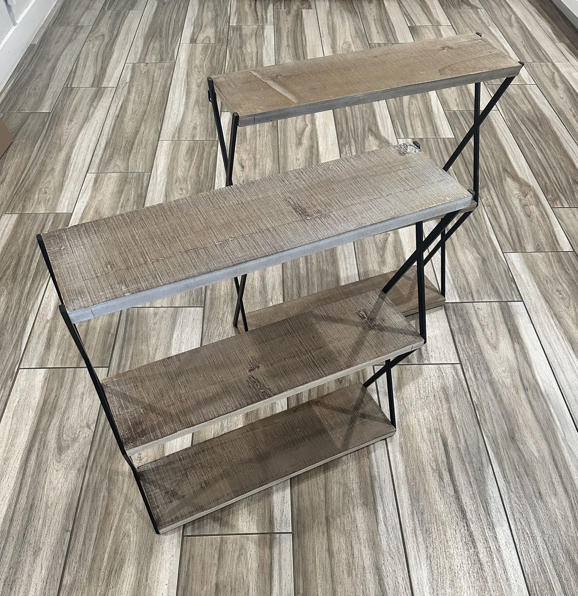 Wall Mount Shelving Storage set of 2!