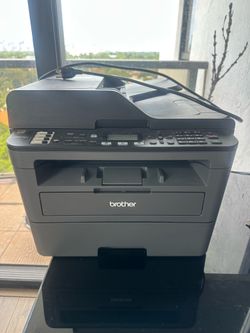 Brother MFC-L2710DW Monochrome Laser Printer with Two Unopened Toner Cartridges