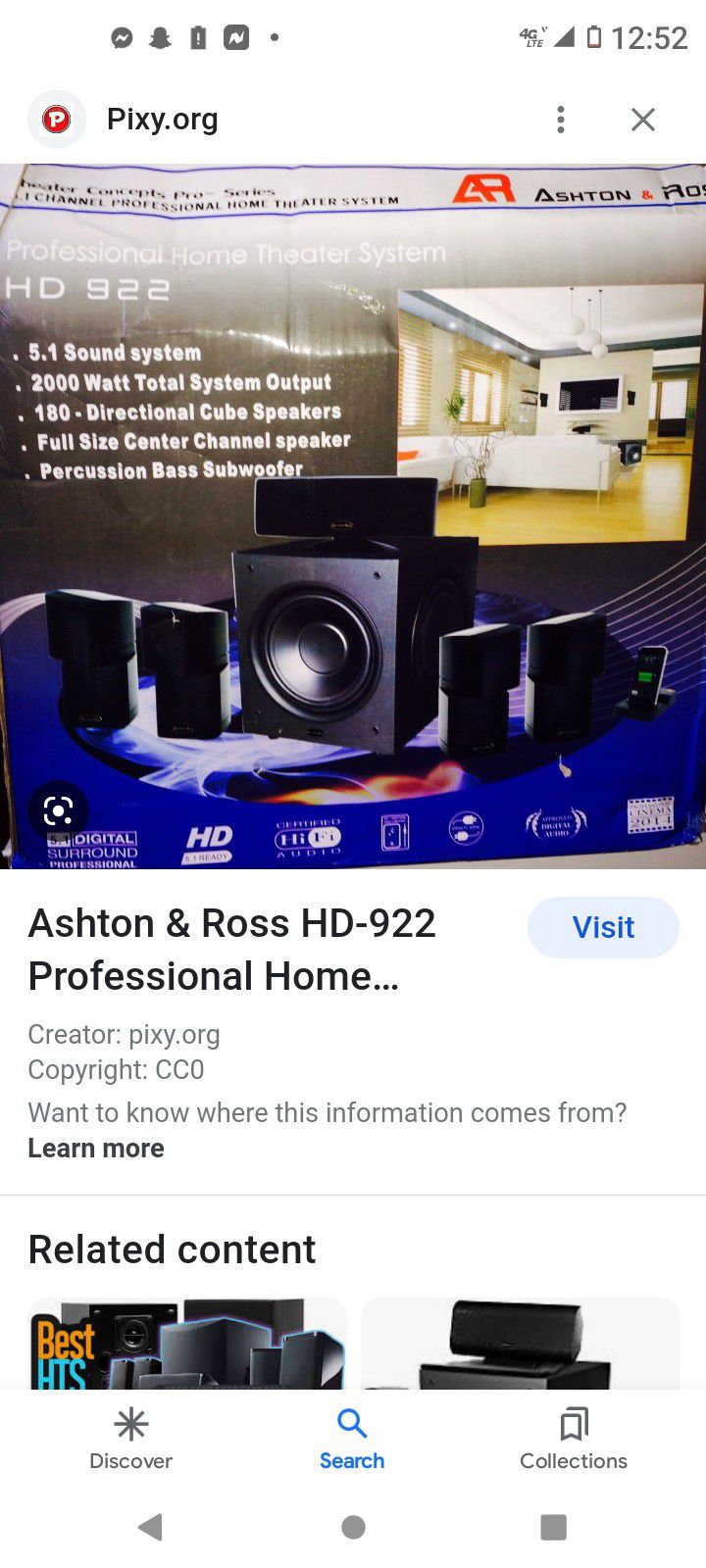 Ashton And Ross Home Stereo System