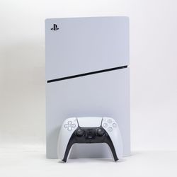 Sony PlayStation 5 Slim Disc PS5 1TB White Console Gaming System CFI-2015