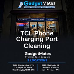 TCL Phone Charging Port Cleaning