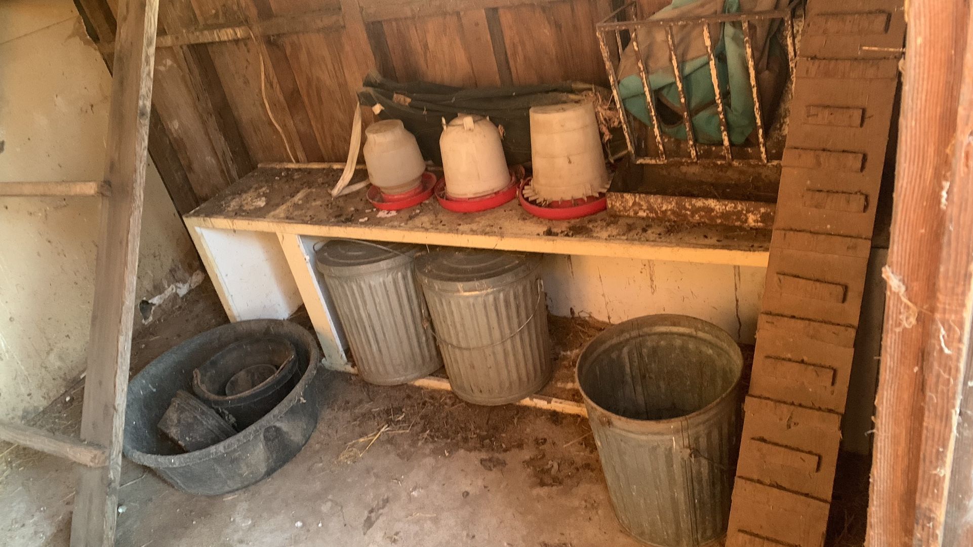 Chicken feeders And Water Troughs