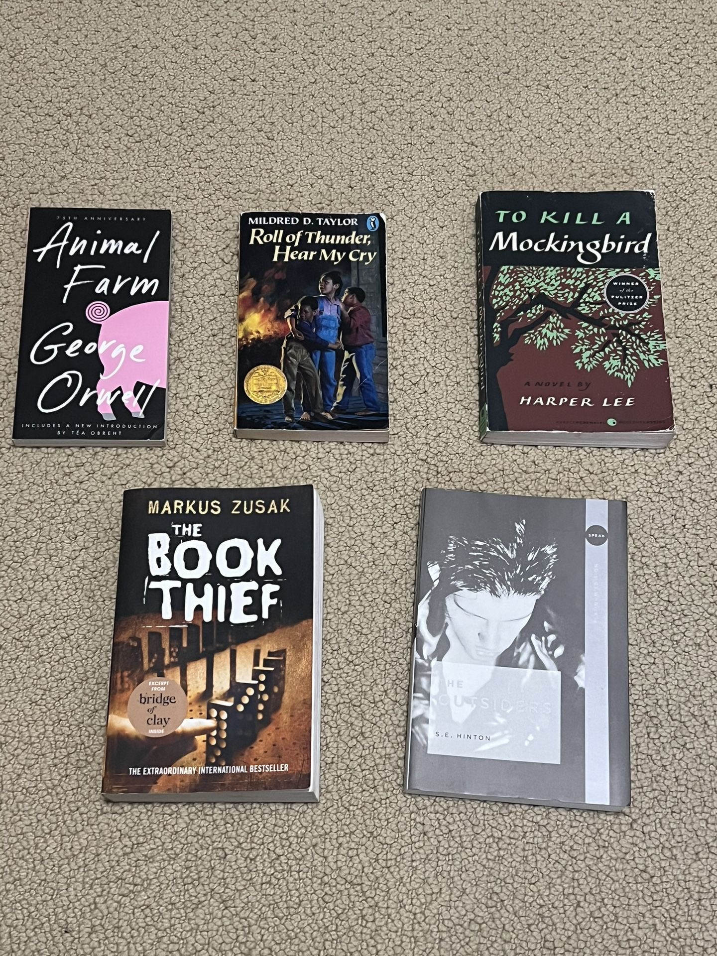Middle School In-Class Reading Books