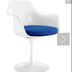 NEW Modway Lippa Dining Fabric Armchair - EEI-116-BLU